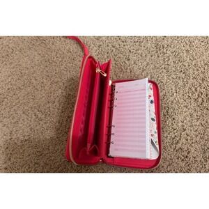 New Amazon pink wallet  Zip Around Wallet Organizer planner organize money